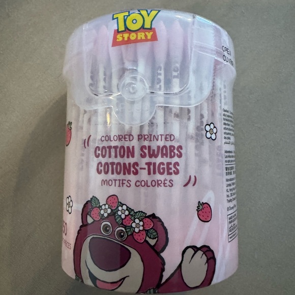Disney Accessories - Disney Pixar Lotso Collection Colored Printed Cotton Swabs (150 Count)